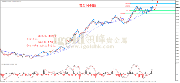 2025年09月29日黄金走势图 2025年09月29日黄金走势图